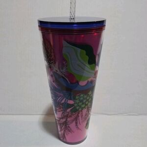 Starbucks Holiday 2023 Without :( Straw Topper Christmas Tumbler 24oz
